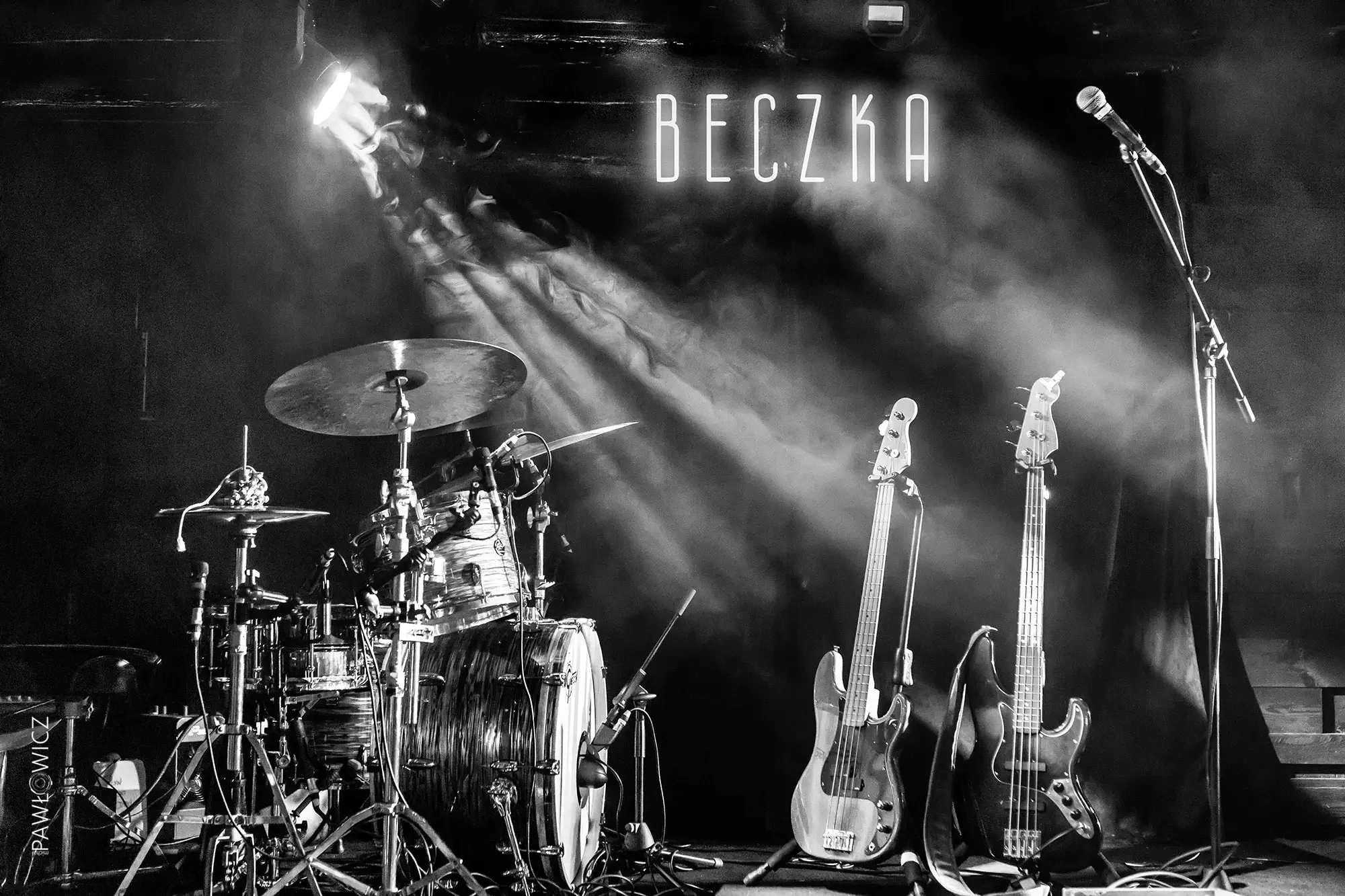 Atmosfera koncertów w Beczce